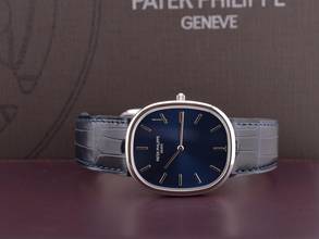  Patek Philippe Ellipse d'Or Golden Ellipse Platinum Blue New 2009 