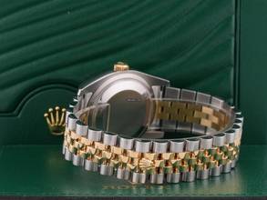 Thumbnail von Rolex Datejust 36 116233 36mm 2014 Gold Dial With Big Diamonds - Full Set