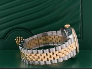 Thumbnail von Rolex Datejust 36 116233 36mm 2014 Gold Dial With Big Diamonds - Full Set