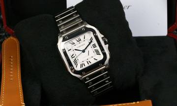 Thumbnail von Cartier Santos De Cartier Medium White WSSA0029 - New - Fullset 2026