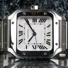 Thumbnail von Cartier Santos De Cartier Medium White WSSA0029 - New - Fullset 2026