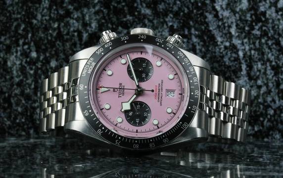  Tudor Black Bay Chrono Pink Inter Miami 79360N - New LC100 - Fullset 2025 