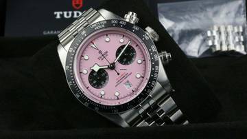 Thumbnail von Tudor Black Bay Chrono Pink Inter Miami 79360N - New LC100 - Fullset 2025
