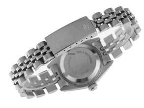 Thumbnail von Rolex Lady-Datejust Ref.69174 open 6/9 1958 Box&Beschreibung Original Vintage Unpoliert Datejust Lady open 6/9 Stahl 18kt Weißgold
