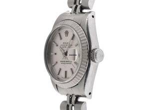 Thumbnail von Rolex Lady-Datejust Ref.69174 open 6/9 1958 Box&Beschreibung Original Vintage Unpoliert Datejust Lady open 6/9 Stahl 18kt Weißgold