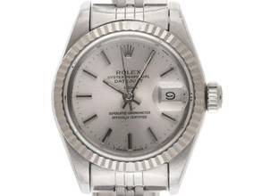  Rolex Lady-Datejust Ref.69174 open 6/9 1958 Box&Beschreibung Original Vintage Unpoliert Datejust Lady open 6/9 Stahl 18kt Weißgold 