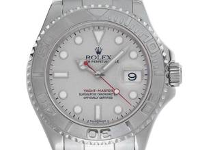 Thumbnail von Rolex Yacht-Master Ref.168622 2005 Full Set sehr gut Vintage Yacht-Master Medium Stahl 950 Platin