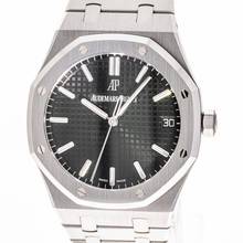 Thumbnail von Audemars Piguet Royal Oak Steel 41 Black – 15500ST.OO.1220ST.03 – like NEW – 11/2021 Full Set
