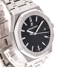 Thumbnail von Audemars Piguet Royal Oak Steel 41 Black – 15500ST.OO.1220ST.03 – like NEW – 11/2021 Full Set