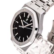 Thumbnail von Audemars Piguet Royal Oak Steel 41 Black – 15500ST.OO.1220ST.03 – like NEW – 11/2021 Full Set