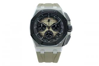  Audemars Piguet Royal Oak Offshore Chronograph 43MM - Taupe Dial - Additional Strap - 26420SO.OO.A600CA.01 2023 