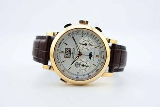 Thumbnail von A. Lange & Söhne Datograph Perpetual Rose Gold Silver Dial - 410.032