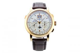 Thumbnail von A. Lange & Söhne Datograph Perpetual Rose Gold Silver Dial - 410.032