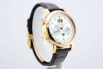 Thumbnail von A. Lange & Söhne Datograph Perpetual Rose Gold Silver Dial - 410.032