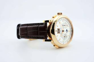 Thumbnail von A. Lange & Söhne Datograph Perpetual Rose Gold Silver Dial - 410.032