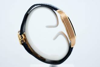 Thumbnail von Cartier Santos Large - White Dial - Rose Gold - Additional Blue Leather Strap - WGSA0011