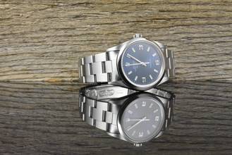 Thumbnail von Rolex Air King 14000M Blue Explorer Dial - LC 100 - Full Set