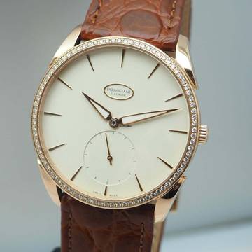 Parmigiani Fleurier Tonda 1950 Diamonds PFC288 39mm 18K/750 Rosegold B+P