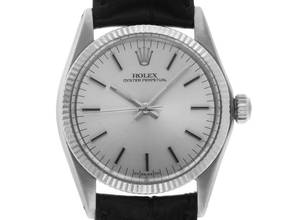 Thumbnail von Rolex Oyster Perpetual 31 Ref.6548 1970 original Box Original Vintage Unpoliert Oyster Perpetual Medium Stahl 18kt Weißgold