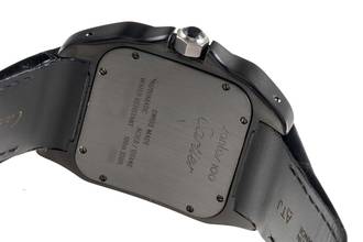 Thumbnail von Cartier Santos 100 stainless steel / titanium automatic Ref. W2020010 papers