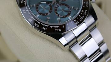 Thumbnail von Rolex Daytona Platin Ice Blue Baguette - New - Fullset 2024