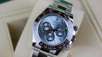 Thumbnail von Rolex Daytona Platin Ice Blue Baguette - New - Fullset 2024