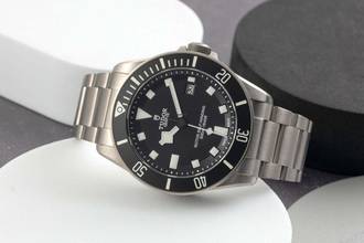 Thumbnail von Tudor Pelagos Black Dial Titanium Automatic Men's Watch Ref. 25500TN Papers 2014