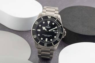 Thumbnail von Tudor Pelagos Black Dial Titanium Automatic Men's Watch Ref. 25500TN Papers 2014