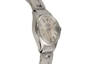 Thumbnail von Rolex Oyster Perpetual Lady Date Steel / White Gold Automatic Ladies' Watch Ref. 6517 Classic