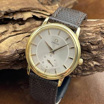  Omega Classic De Ville Vintage 18Kt - FULLSET 1998 deutsch - Ref. 46203102 - NOS German Full Set - Near NOS 