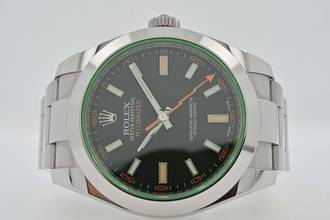 Thumbnail von Rolex Milgauss 116400GV Green Full Set LC100