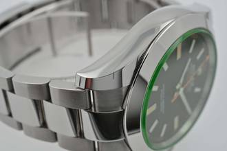 Thumbnail von Rolex Milgauss 116400GV Green Full Set LC100