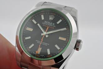 Thumbnail von Rolex Milgauss 116400GV Green Full Set LC100