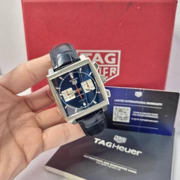  TAG Heuer Monaco Steve McQueen Calibre Heuer02 39mm Automático Completo 