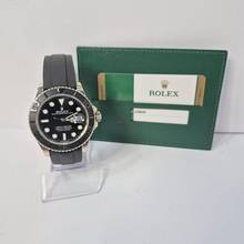 Thumbnail von Rolex Yacht-Master 42 42mm Ouro Branco Oysterflex Automático Completo