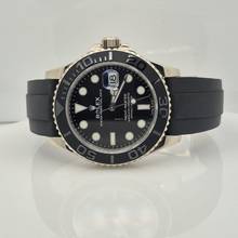 Thumbnail von Rolex Yacht-Master 42 42mm Ouro Branco Oysterflex Automático Completo