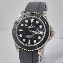 Thumbnail von Rolex Yacht-Master 42 42mm Ouro Branco Oysterflex Automático Completo