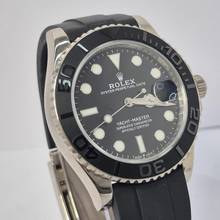 Thumbnail von Rolex Yacht-Master 42 42mm Ouro Branco Oysterflex Automático Completo