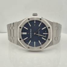 Thumbnail von Audemars Piguet Royal Oak Selfwinding 41mm Blue Dial Automático Completo