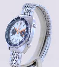 Thumbnail von TAG Heuer Autavia Orange Boy Chronograph Vintage Automatic Cal 12 Silver dial rar