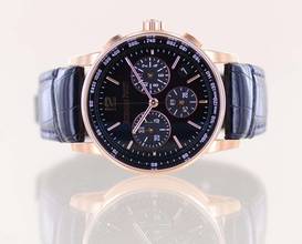 Thumbnail von Audemars Piguet Code 11.59 Chronograph Violet Dial 18K Rose Gold Automatic Glass Case Back B+P