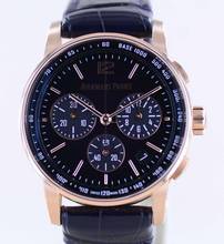 Thumbnail von Audemars Piguet Code 11.59 Chronograph Violet Dial 18K Rose Gold Automatic Glass Case Back B+P