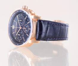 Thumbnail von Audemars Piguet Code 11.59 Chronograph Violet Dial 18K Rose Gold Automatic Glass Case Back B+P