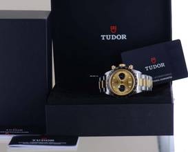 Thumbnail von Tudor Black Bay Chrono Steel Gold Top Heritage Golden Dial B+P