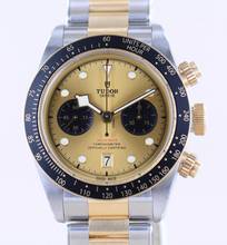 Thumbnail von Tudor Black Bay Chrono Steel Gold Top Heritage Golden Dial B+P