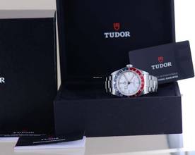 Thumbnail von Tudor Black Bay GMT RB white Dial Top Heritage Pepsi 2023 B+P Diver Steel Band