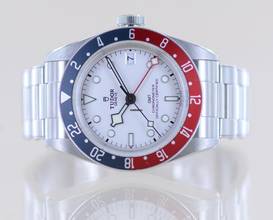 Thumbnail von Tudor Black Bay GMT RB white Dial Top Heritage Pepsi 2023 B+P Diver Steel Band