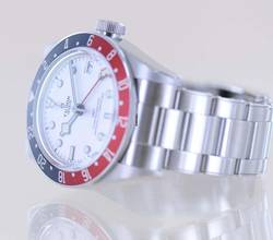 Thumbnail von Tudor Black Bay GMT RB white Dial Top Heritage Pepsi 2023 B+P Diver Steel Band
