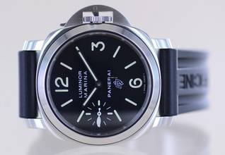 Thumbnail von Officine Panerai Luminor Marina Base Logo Steel 44mm black folding clasp B+P