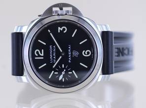 Thumbnail von Officine Panerai Luminor Marina Base Logo Steel 44mm black folding clasp B+P
